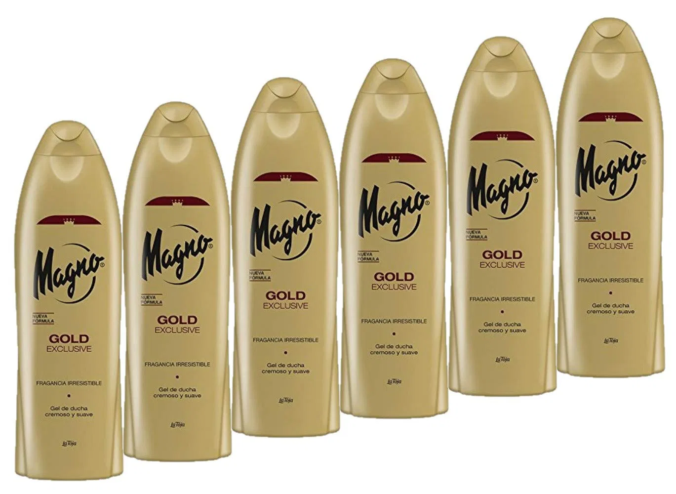 Гель для душа Magno Gold Exclusive, набор 6 шт., 550 мл Mareni