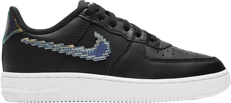 

Кроссовки Nike Air Force 1 LV8 PS 'Digital Swoosh - Black', черный