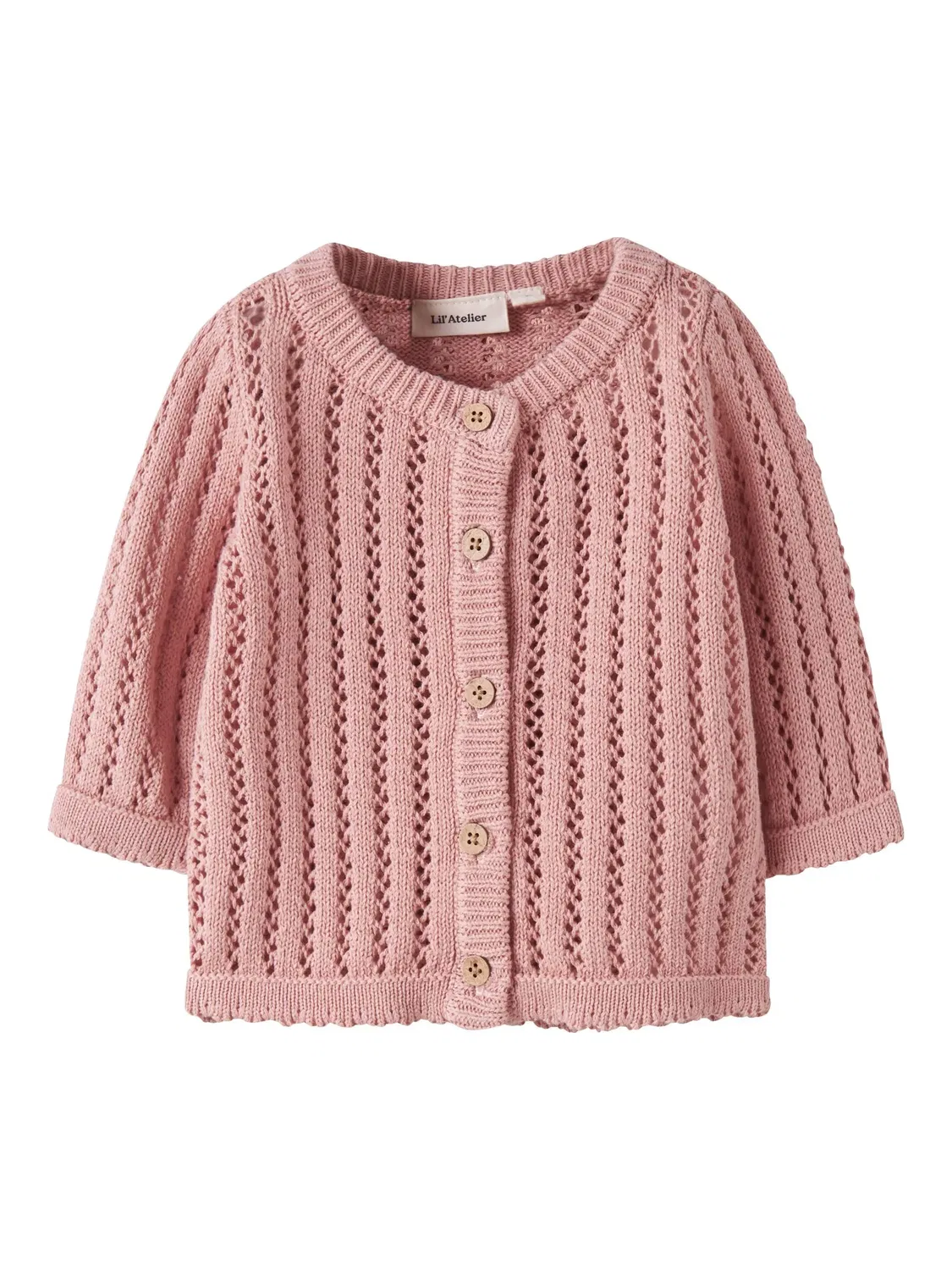 Кардиган вязаный Misty Rose Name It, розовый