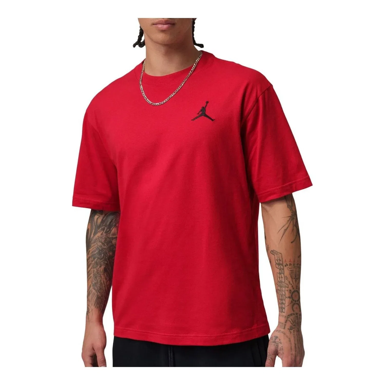 Мужская футболка с вышивкой Air Jordan Embroidered Jumpman T-Shirt, красный
