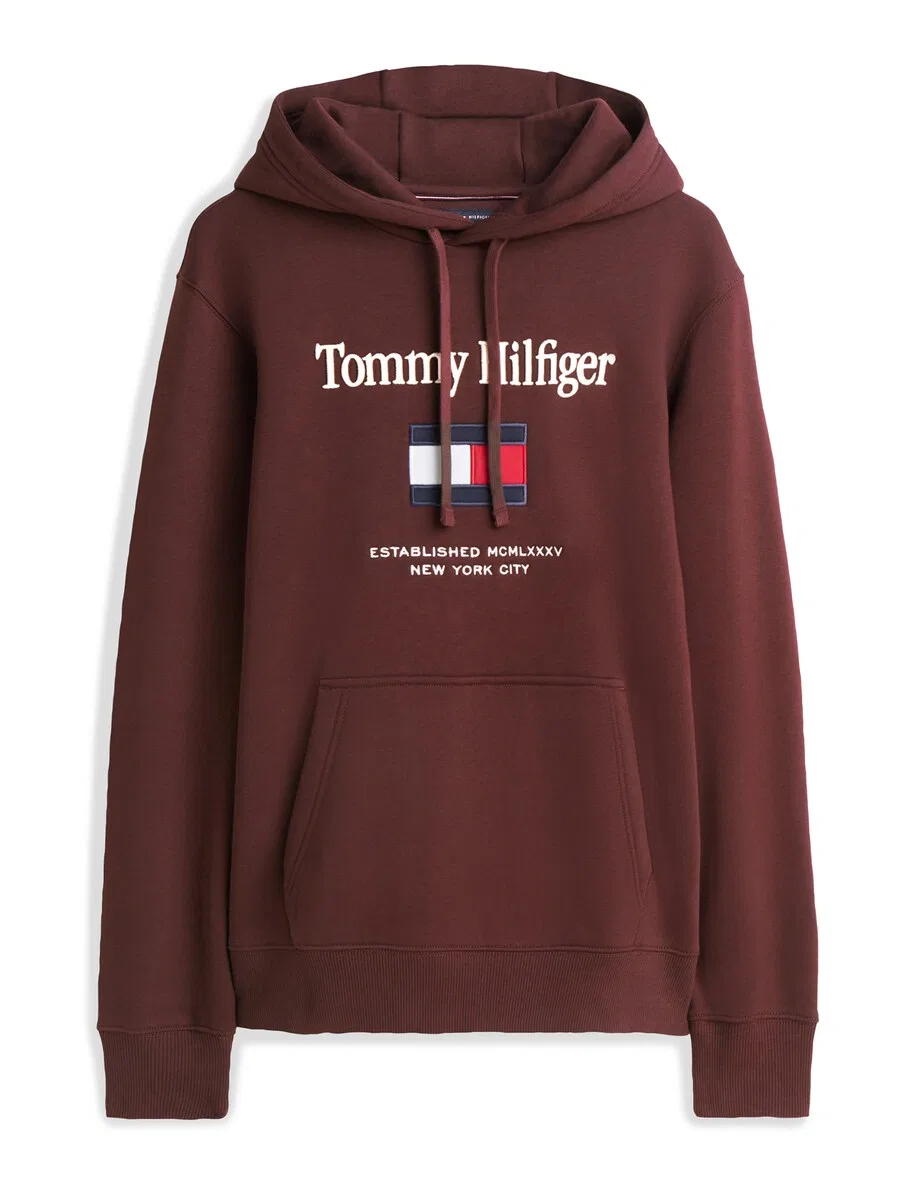 Толстовка TOMMY HILFIGER красного и бордового цвета