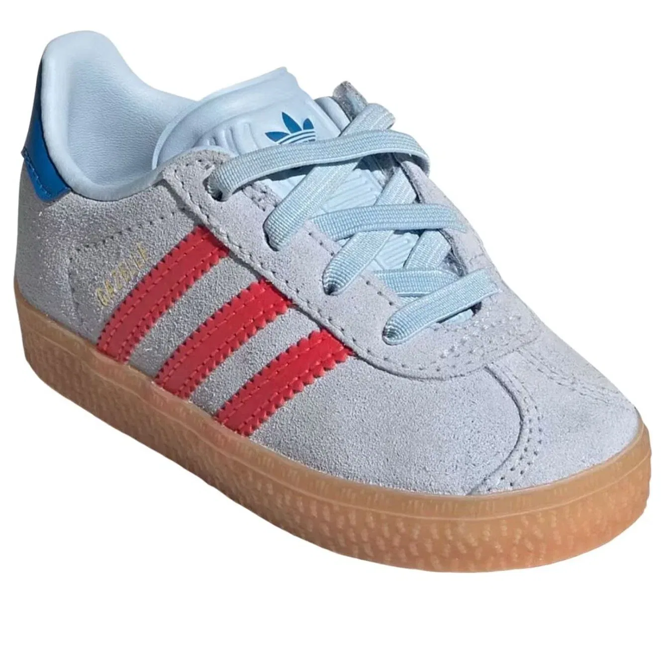 Детские кроссовки с замшевым верхом Gazelle Adidas, синий — фото 2