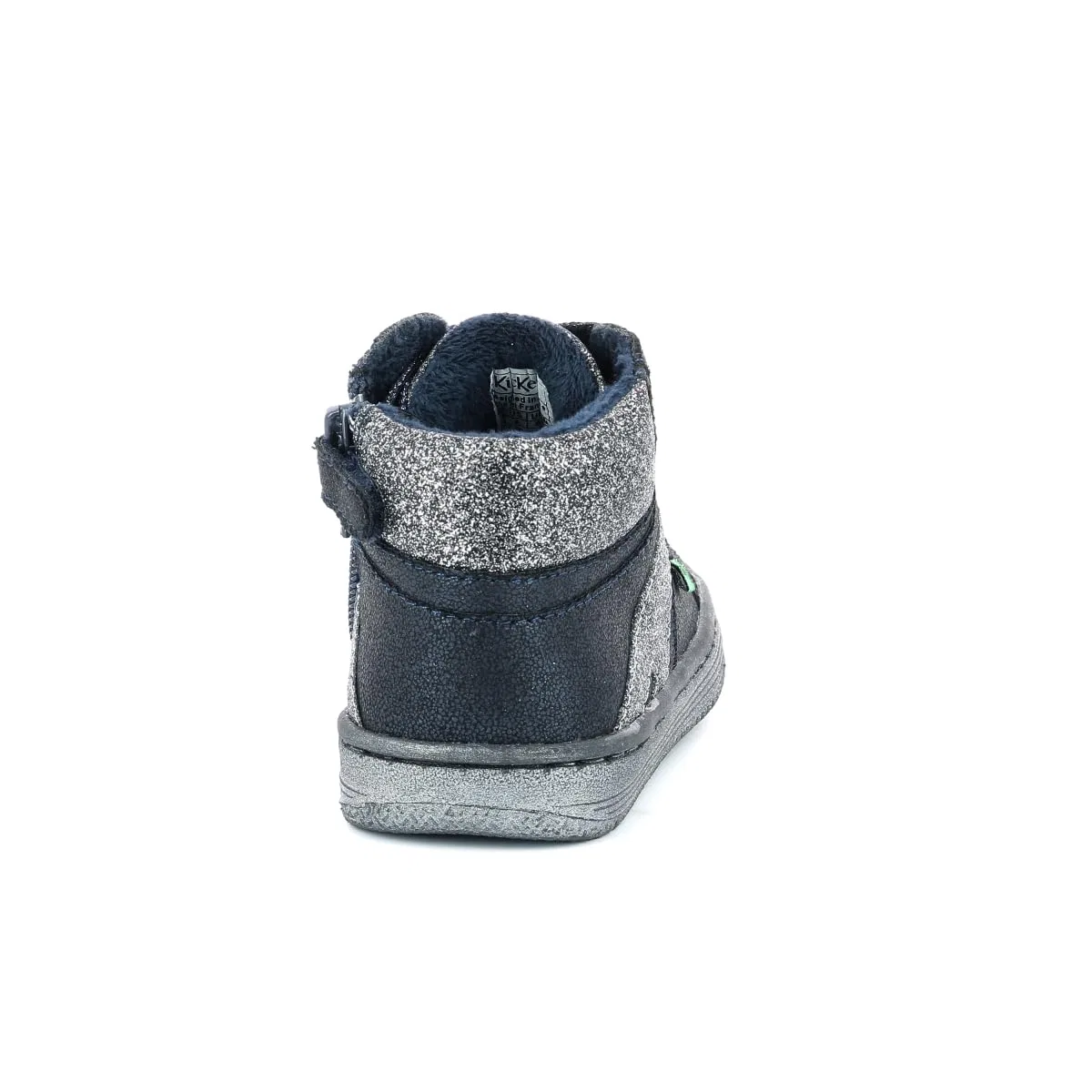 Детские кроссовки для мальчиков с блестящим верхом Lowell Kickers, Bright Silver — фото 3