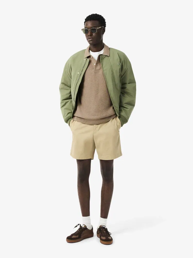 Футболка поло LACOSTE, Dark Khaki — фото 4