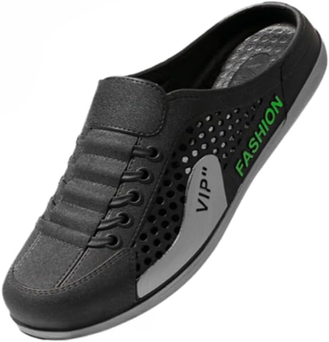 

Мужские кроссовки-мюли без задника, широкая платформа, для тенниса и ракеточных видов спорта Geerta, черный