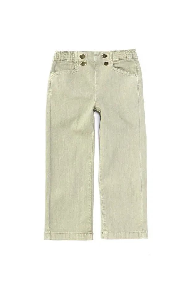 Детские брюки для девочек прямые джинсовые Guess, G9L9