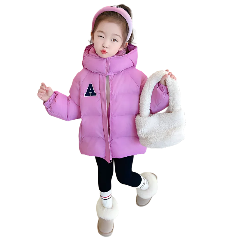 Детская пуховая куртка для девочек Sweet And Cool Style Lanza, Purple — фото 3