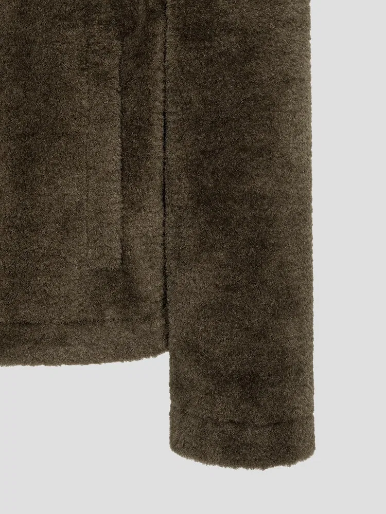 Куртка оверсайз флисовая Fernando JACQUEMUS, Dark Khaki — фото 4