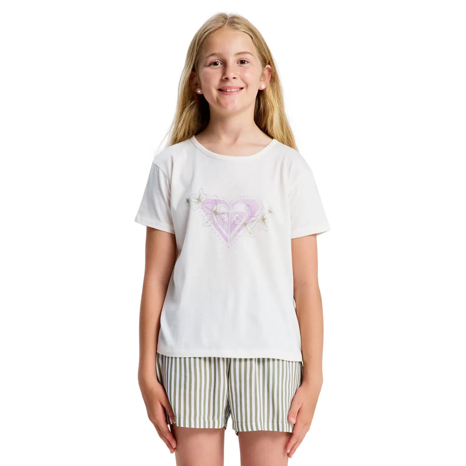 Детская футболка для мальчиков из органического хлопка Roxy, Blanco