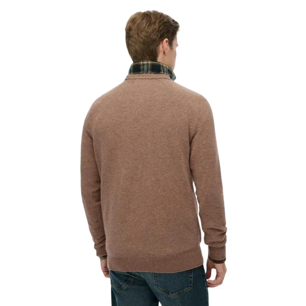 Свитер Wool Blend Superdry, коричневый — фото 2