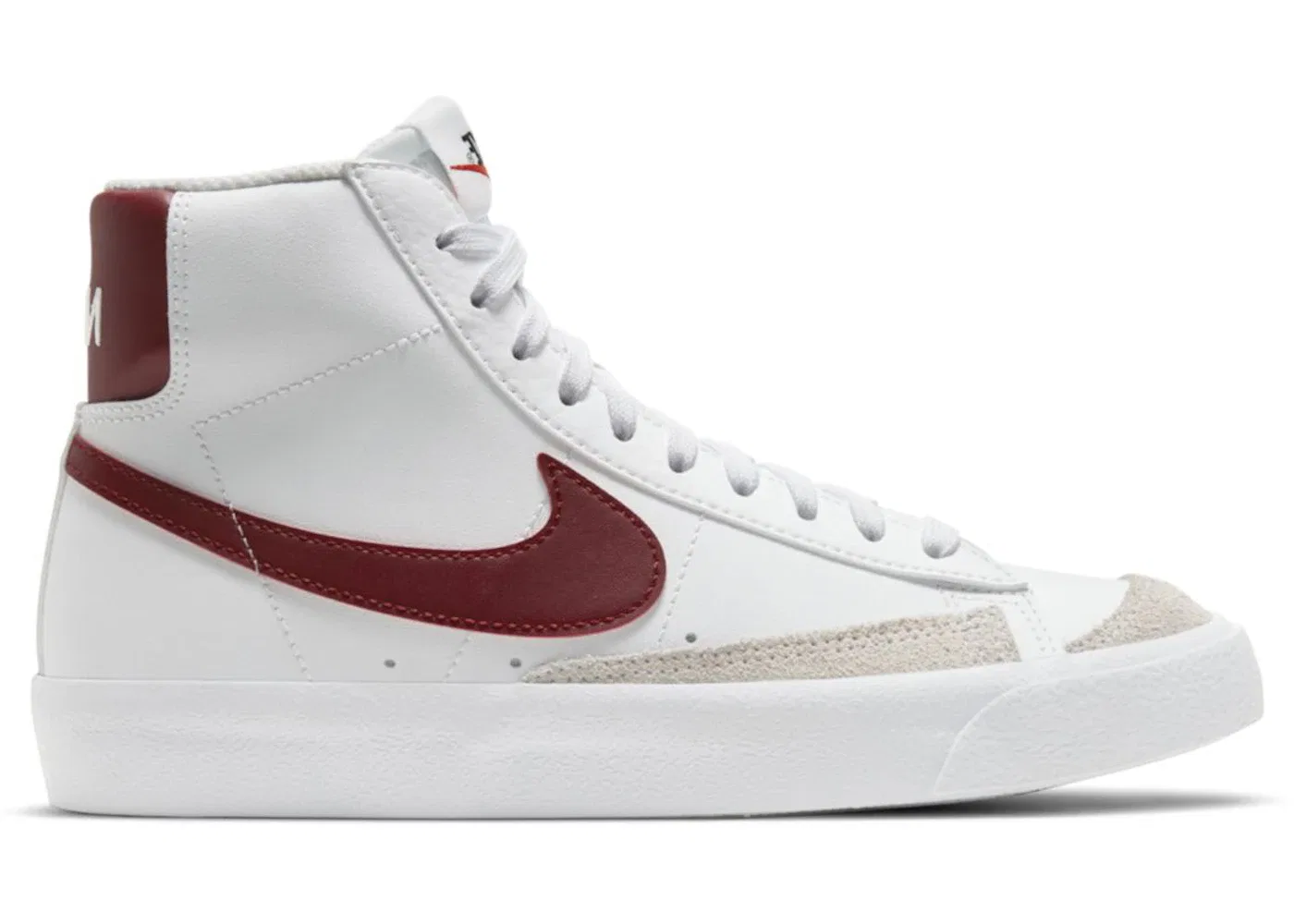 Детские кроссовки Lifestyle Nike Blazer Mid 77, White/White/Black/Team Red