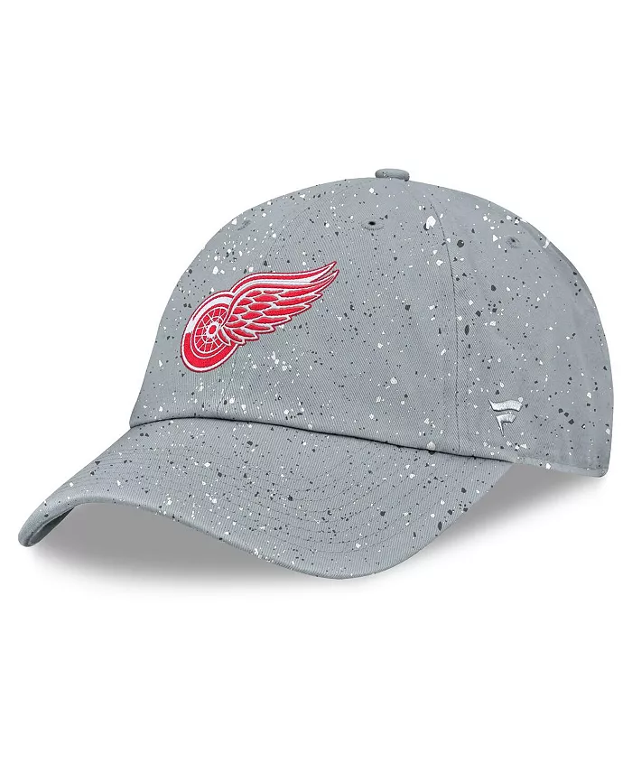

Женская серая регулируемая шапка Detroit Red Wings Heritage Snow Day Speckle Fanatics