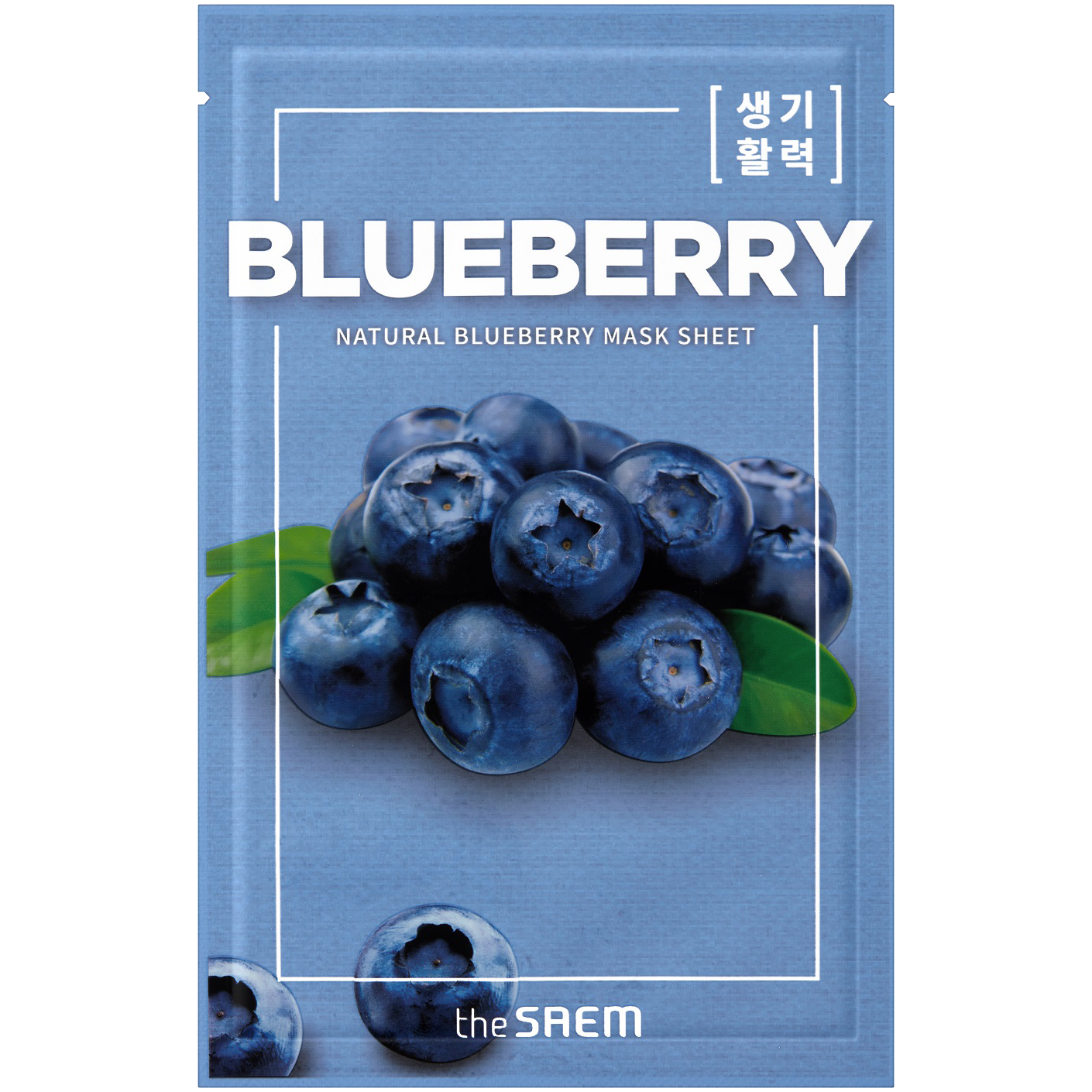 The Saem Blueberry черничная маска для лица, 21 мл - фото