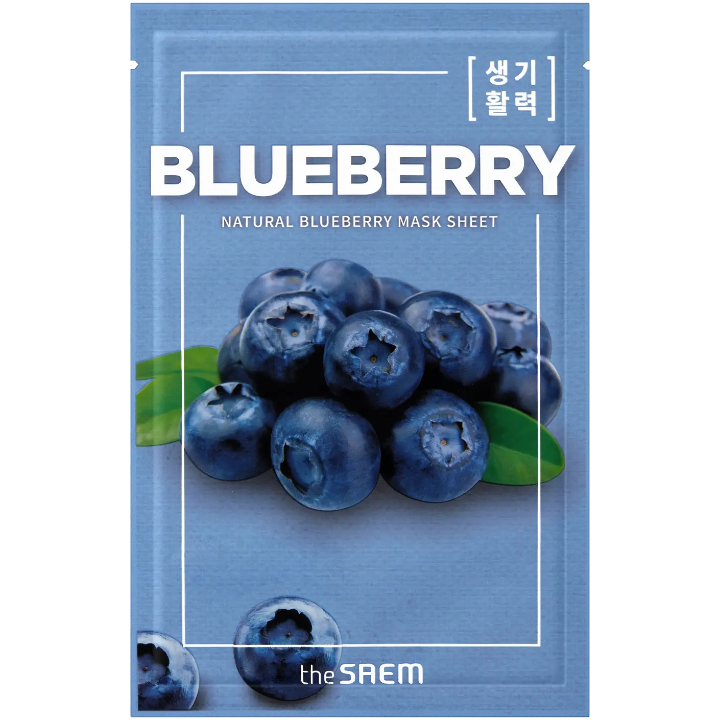 

The Saem Blueberry черничная маска для лица, 21 мл