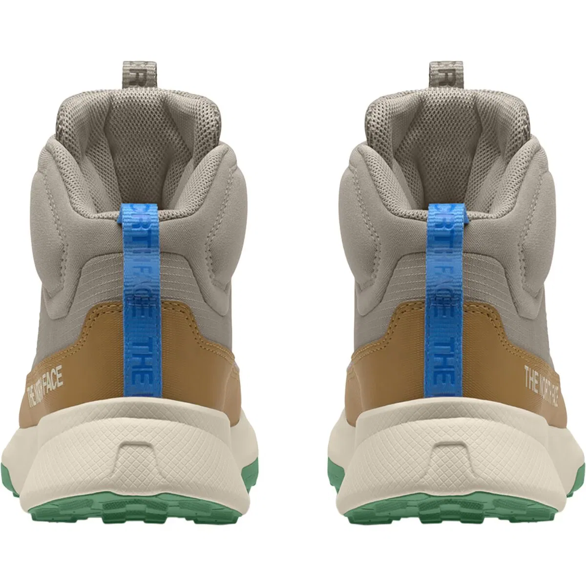 Детские походные ботинки для мальчиков водостойкие Fastpack II Mid WP The North Face, Stone Slab/Dimmed Algae — фото 2