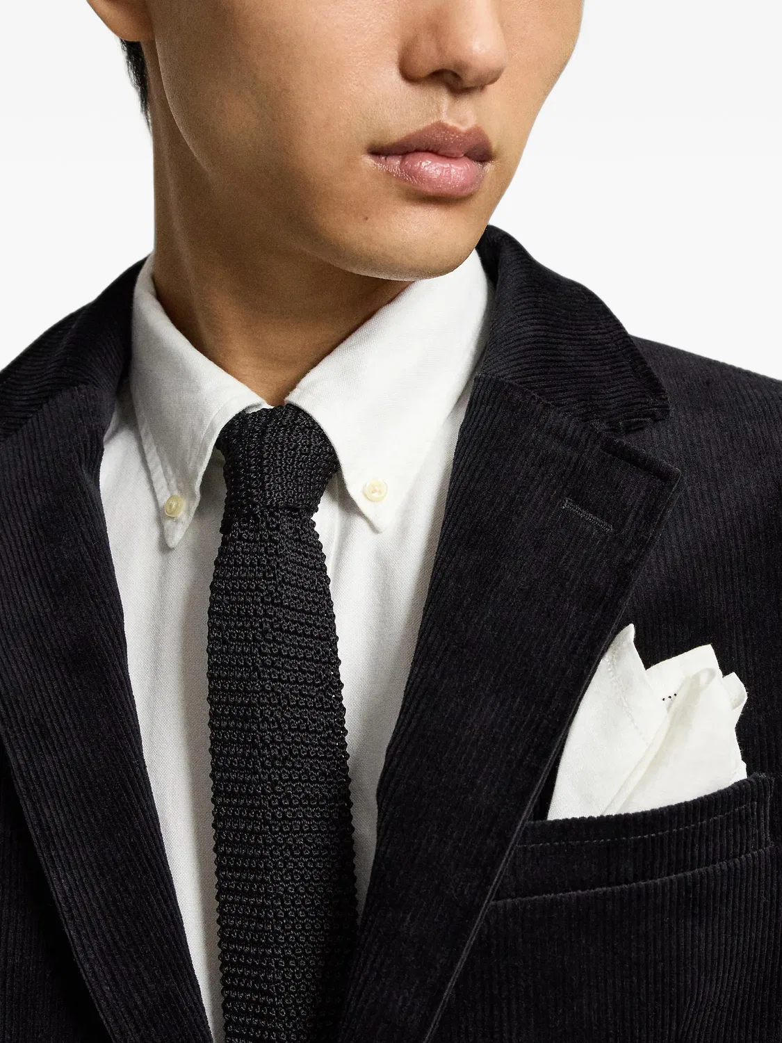 Пиджак Modern Fit из вельвета Polo Ralph Lauren, черный — фото 4