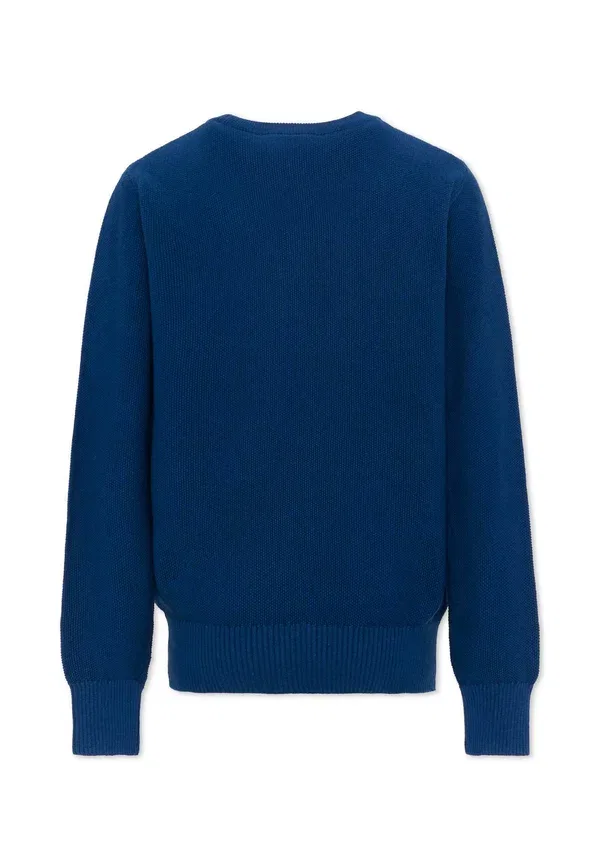 Джемпер из хлопка Maglioni Tru Trussardi Junior, синий — фото 2