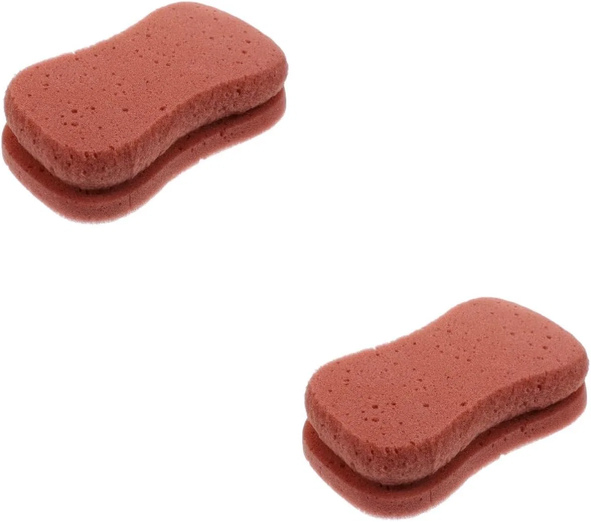 Мочалка для душа Luffa Scrubber Healvian, 2 шт, 17.5x10x5 см