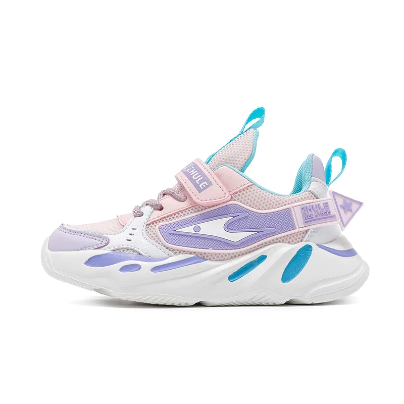 Детские кроссовки с защитой от ударов ZHULE, Pink Purple