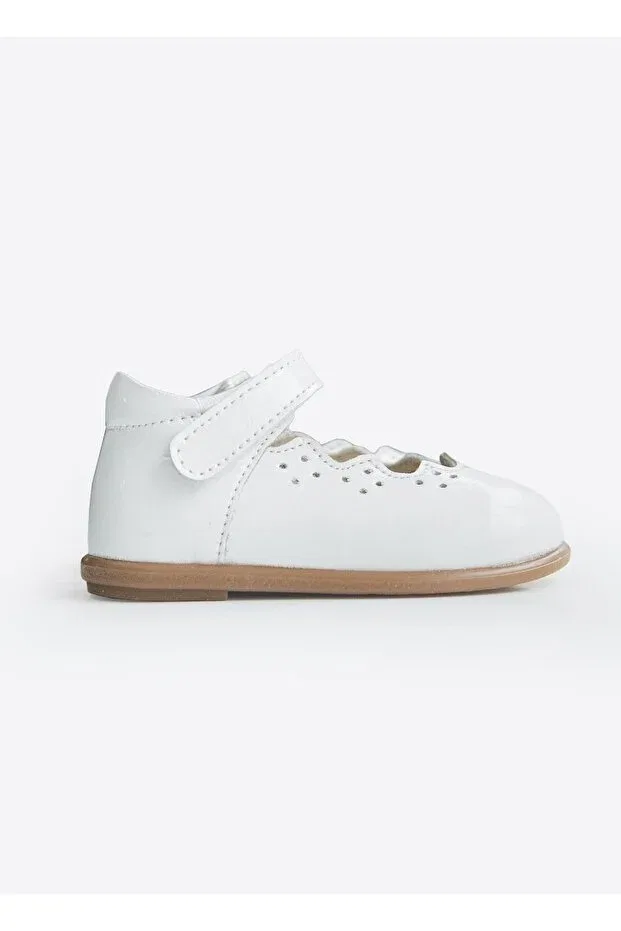 Детские туфли для девочек с закрытым носом Lumina first step shoes Kitikate, White — фото 2