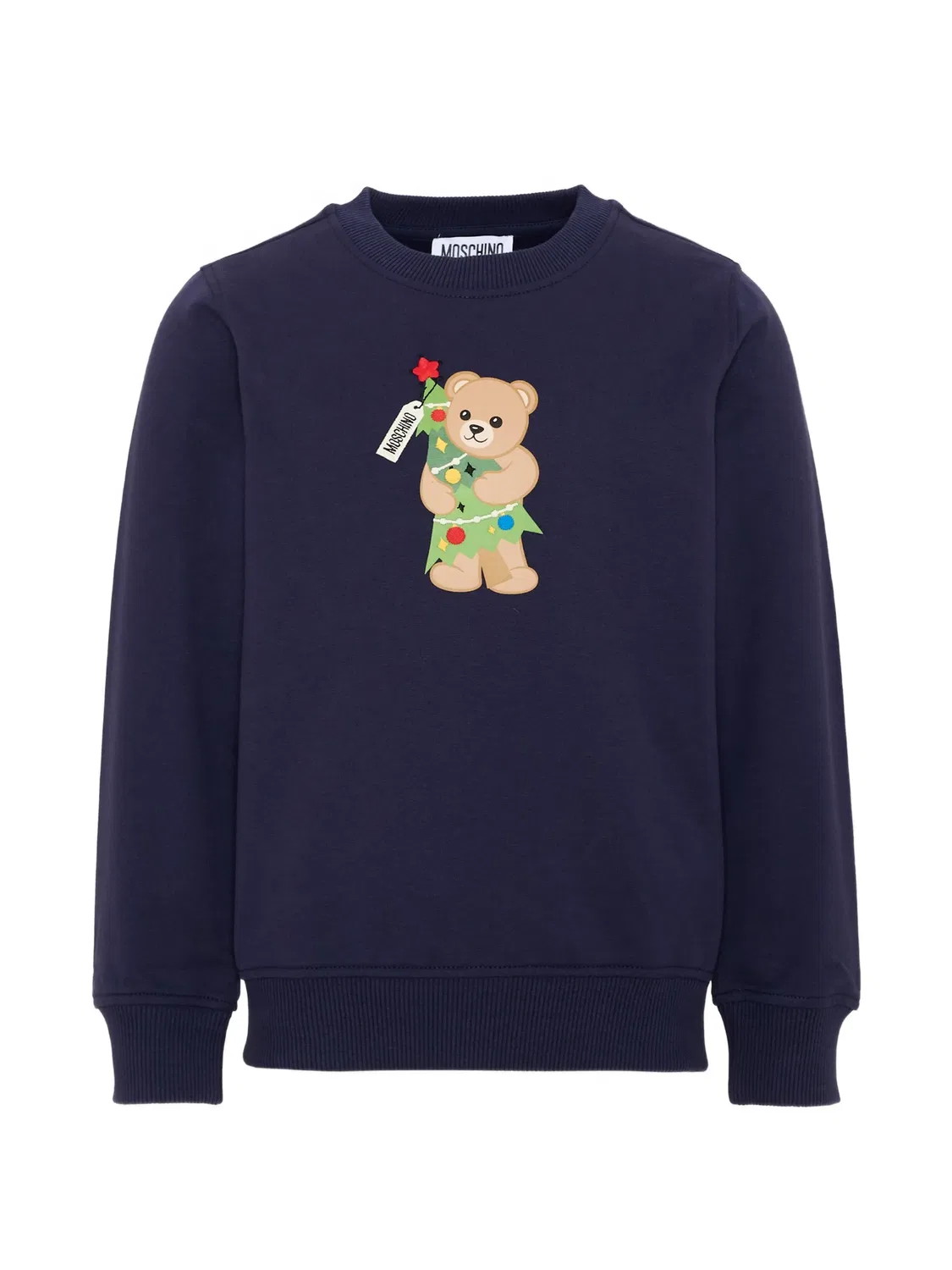 Moschino Свитшот с мишкой, синий