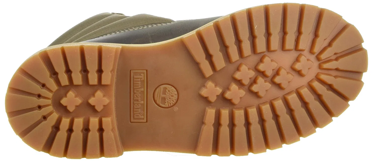 Детские ботинки Timberland, Olive Green Full Grain — фото 4
