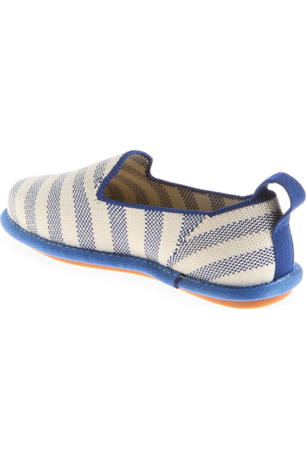 Детские туфли лоферы дышащие The Mini Loafer Rothy's, Harbor Stripe — фото 2