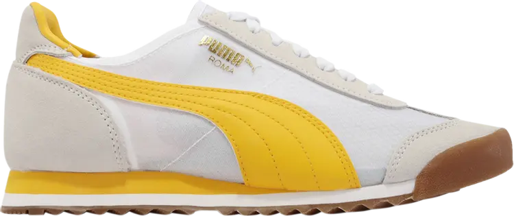 

Кроссовки Puma Wmns Roma OG White Yellow Gold, белый