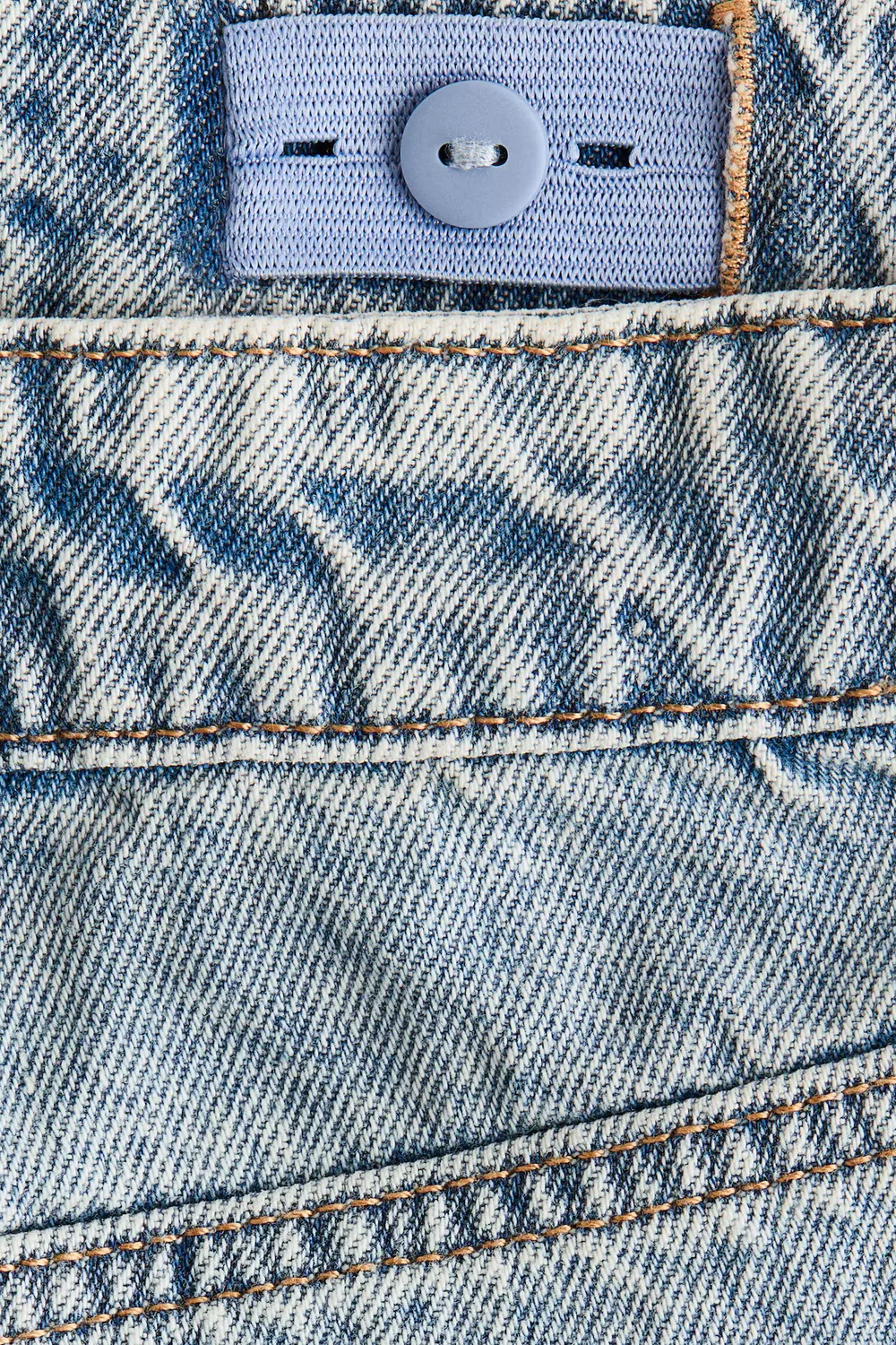 Комплект из 2 джинсов свободного кроя H&M, Light Denim Blue — фото 2