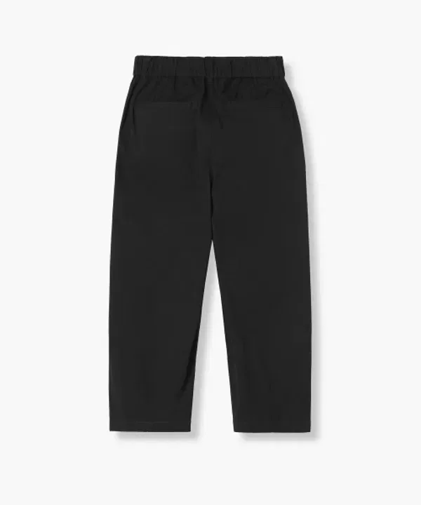 Широкие хлопковые брюки balloon fit на резинке, Musinsa Standard Kids, черный — фото 3
