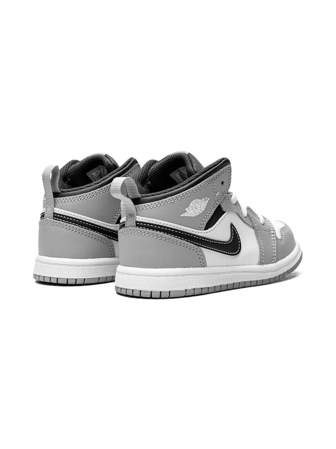 Кроссовки Jordan 1 Mid "Light Smoke Grey" — фото 4