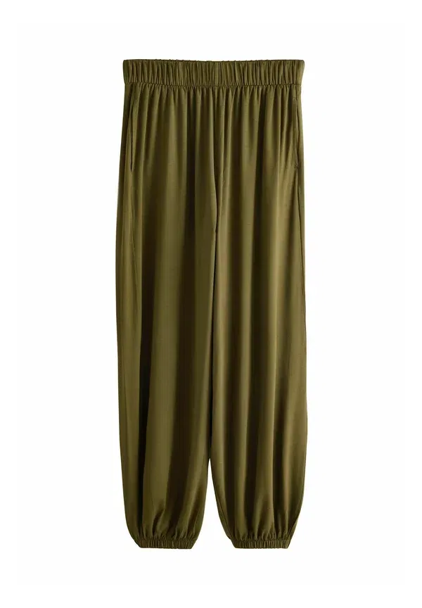 Брюки из лиоцелла с эластаном Tracksuit bottoms Next khaki green, зеленый/хаки