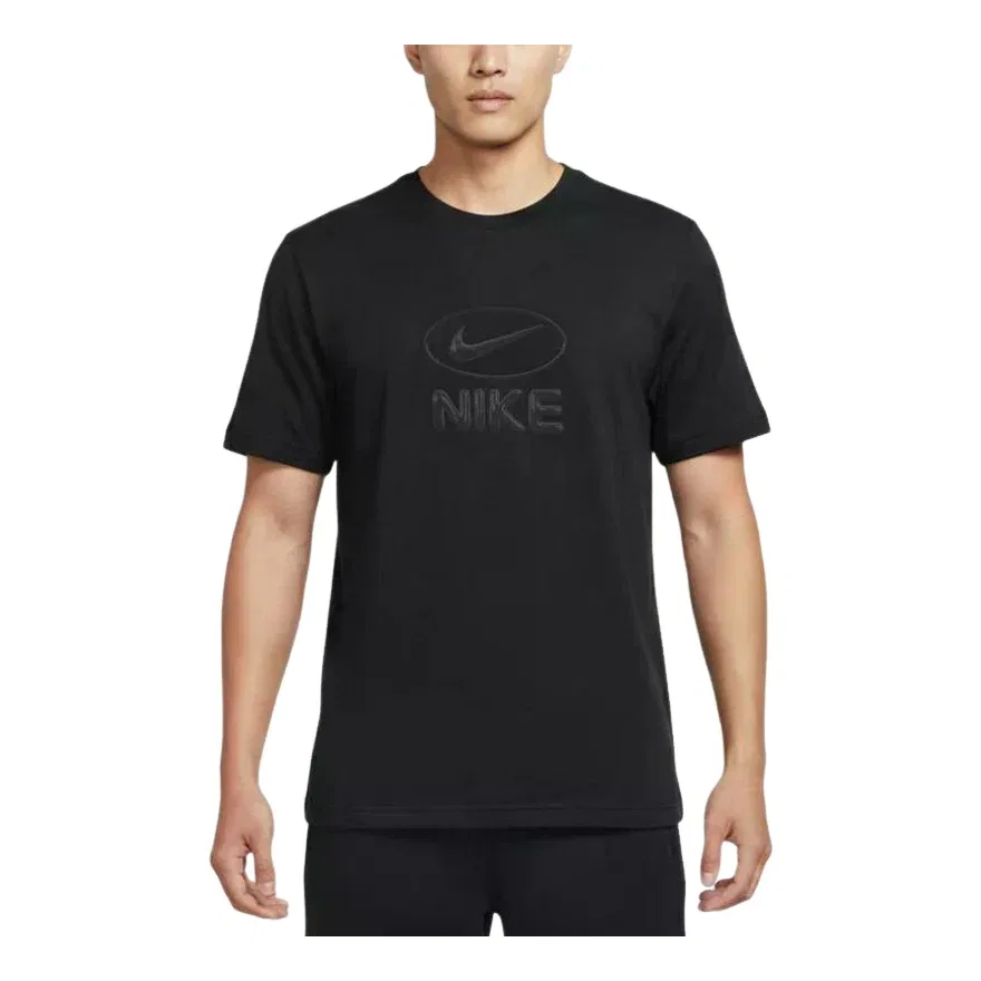 Мужская футболка для тренировок Hyverse Dri-FIT UV Protection T-Shirt 'Black' Nike, черный