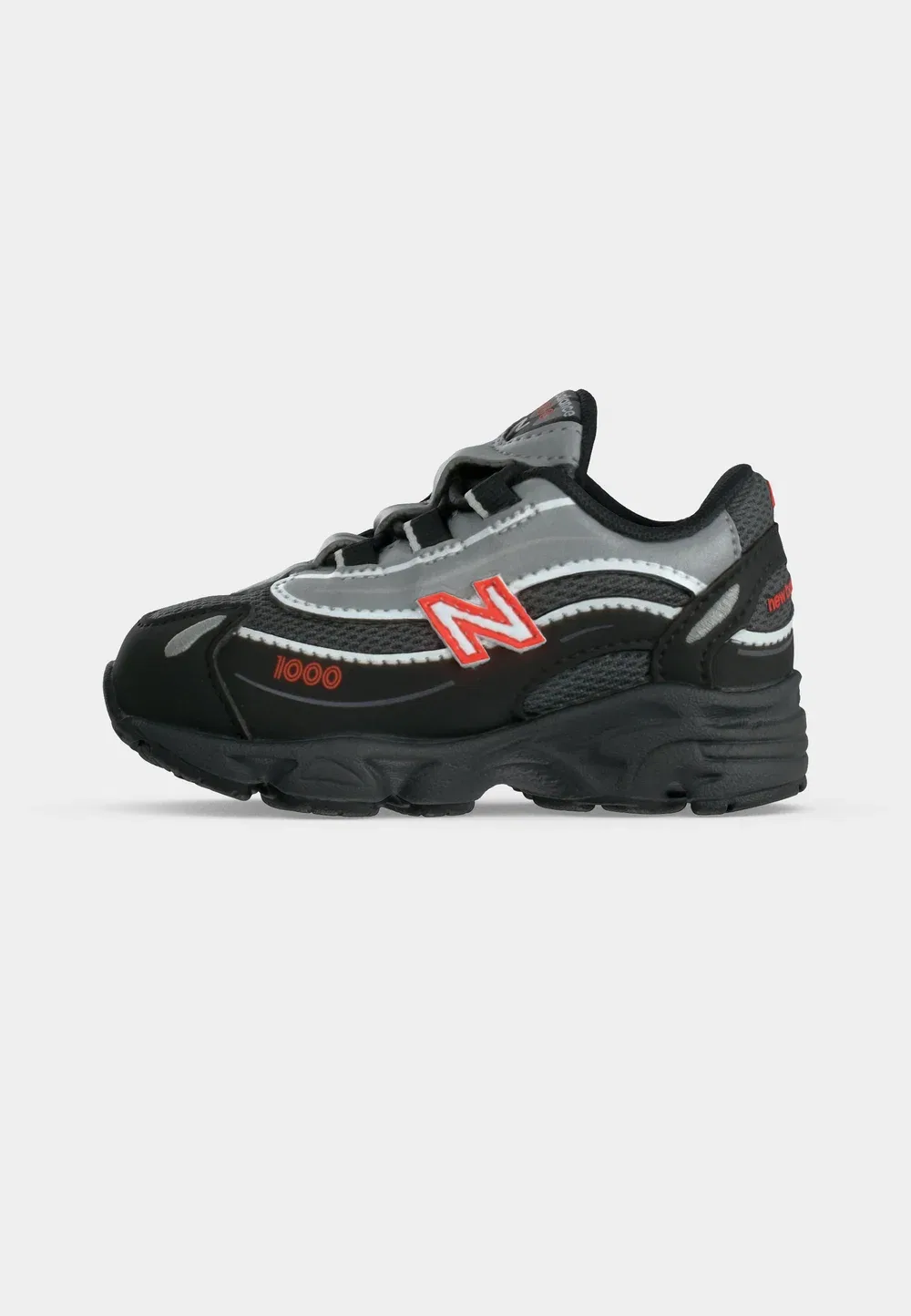 1000 кроссовок унисекс New Balance, Black/Neo Flame — фото 2