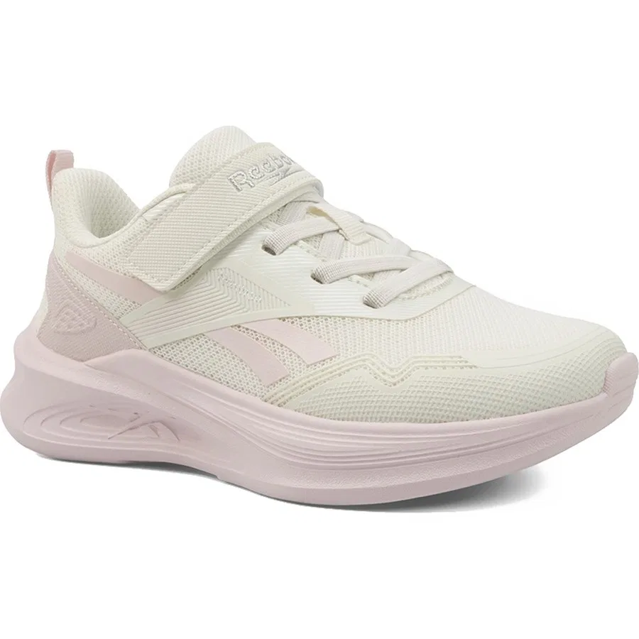 Детские кроссовки с дышащим верхом Anes Run Kds I Reebok, Black Burgundy Floral — фото 2
