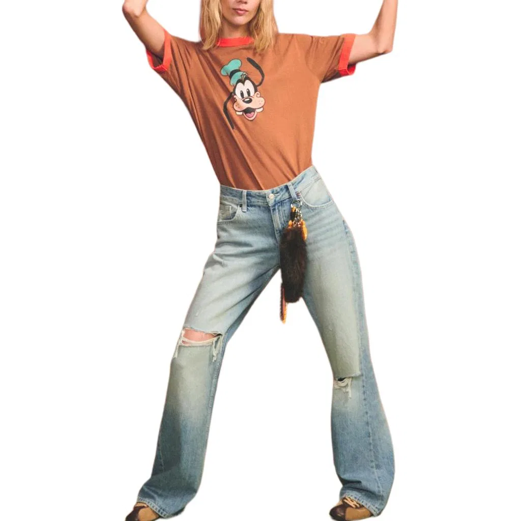 Женские джинсы x Disney Harry Lambert FW25 Jeans ZARA, Blue — фото 4