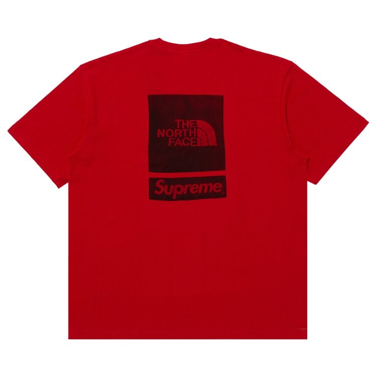 

Топ Supreme x The North Face Short-Sleeve Top, красный