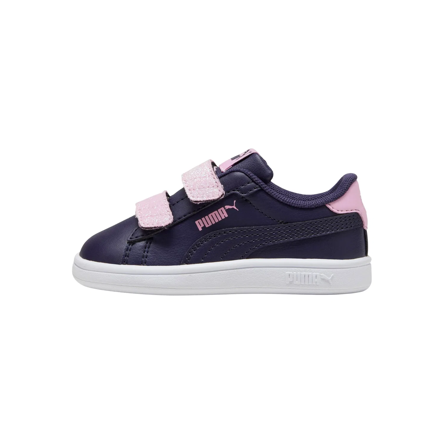 Детские кроссовки с блестками Smash 3.0 L Glitter Puma, Violett