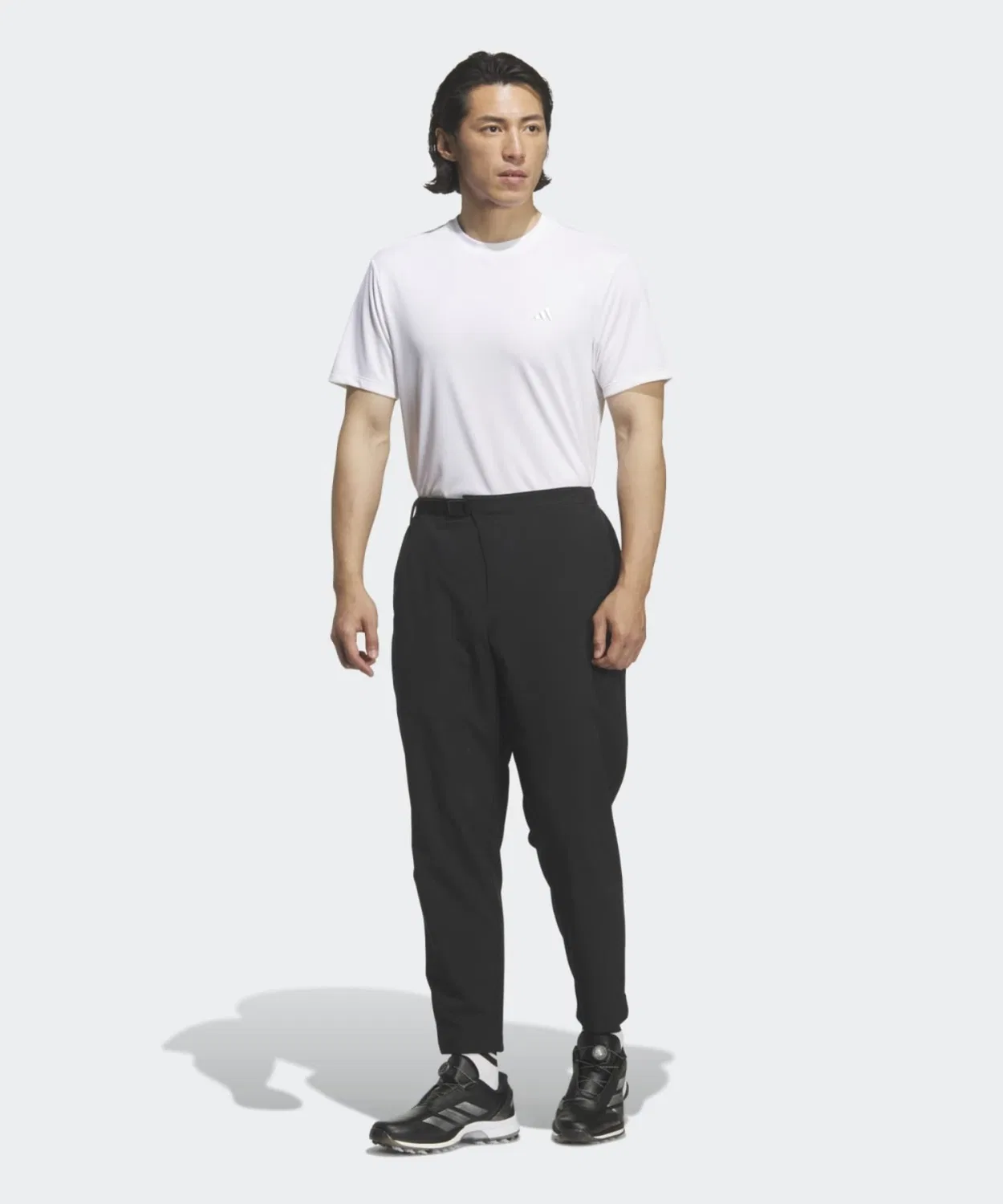 Мужская футболка с коротким рукавом Climacool Adidas, Белая — фото 3