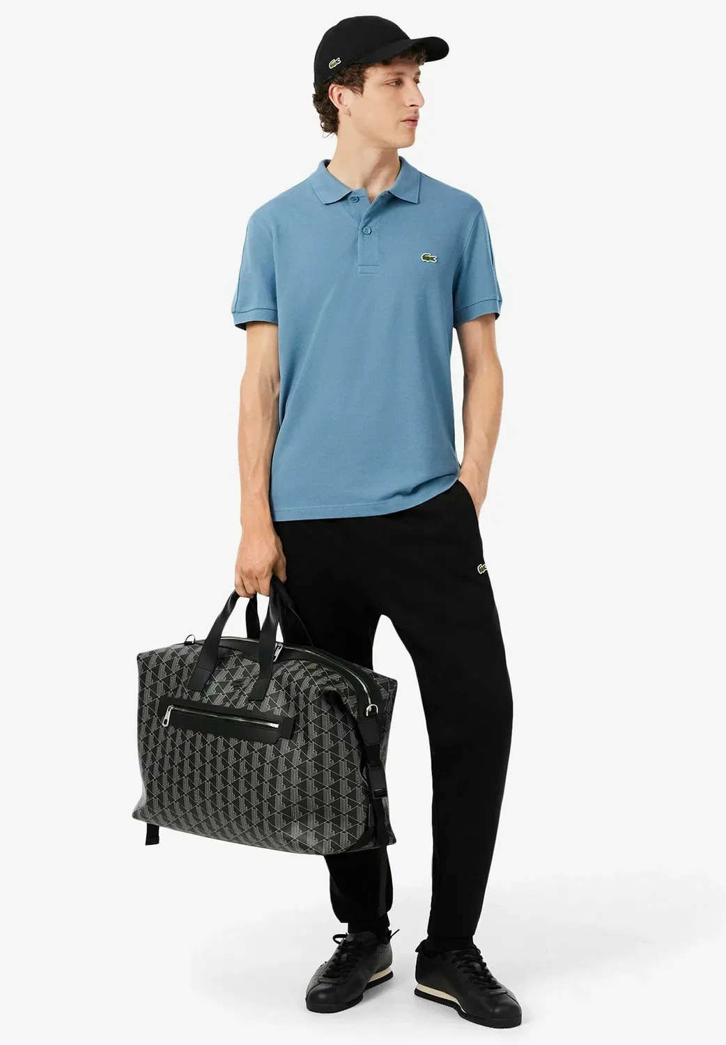 Рубашка поло Lacoste, Bleu Gris-I — фото 2