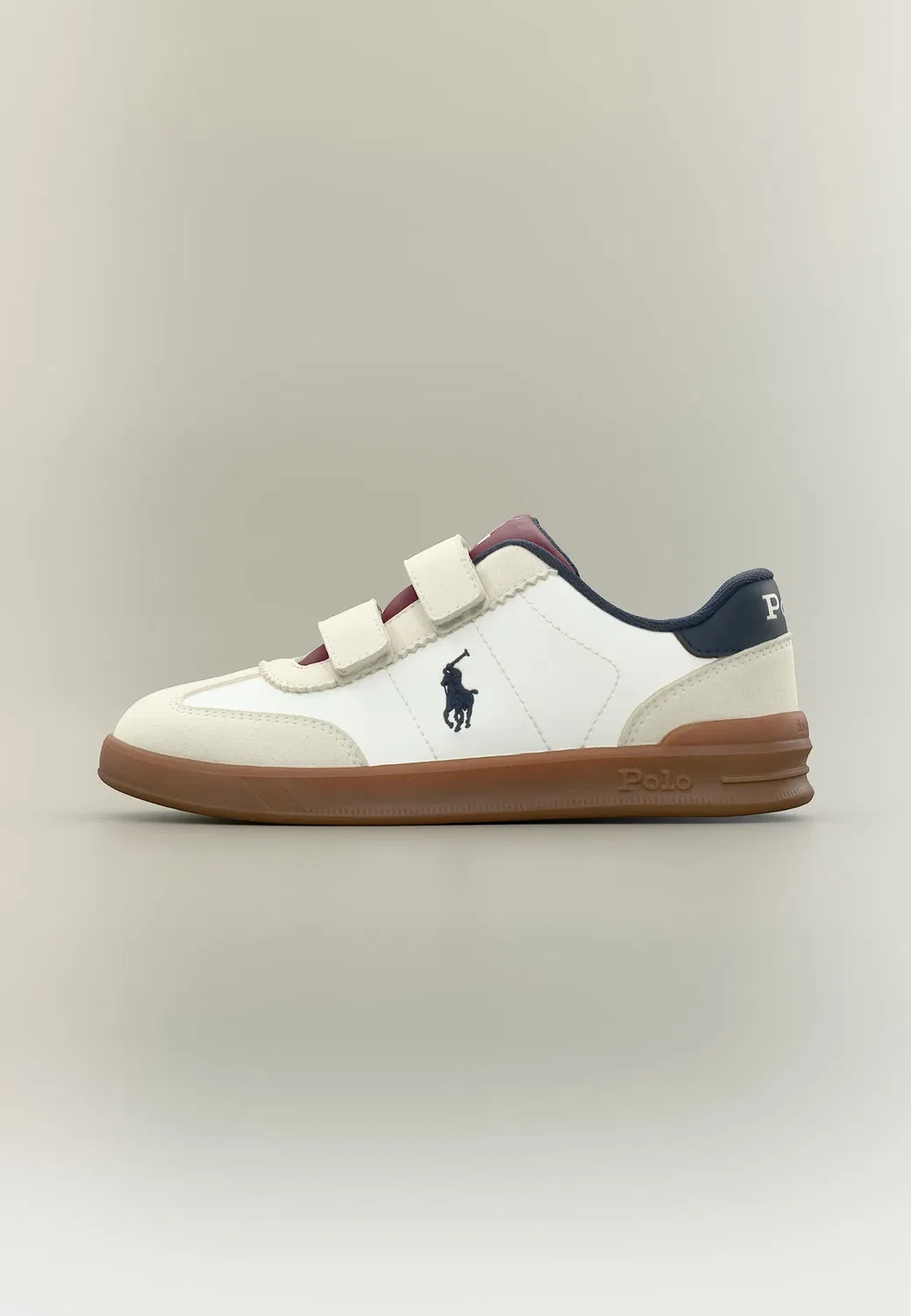 Детские кроссовки Hollis Polo Ralph Lauren, Paper White/Grey/Dark Red/Navy