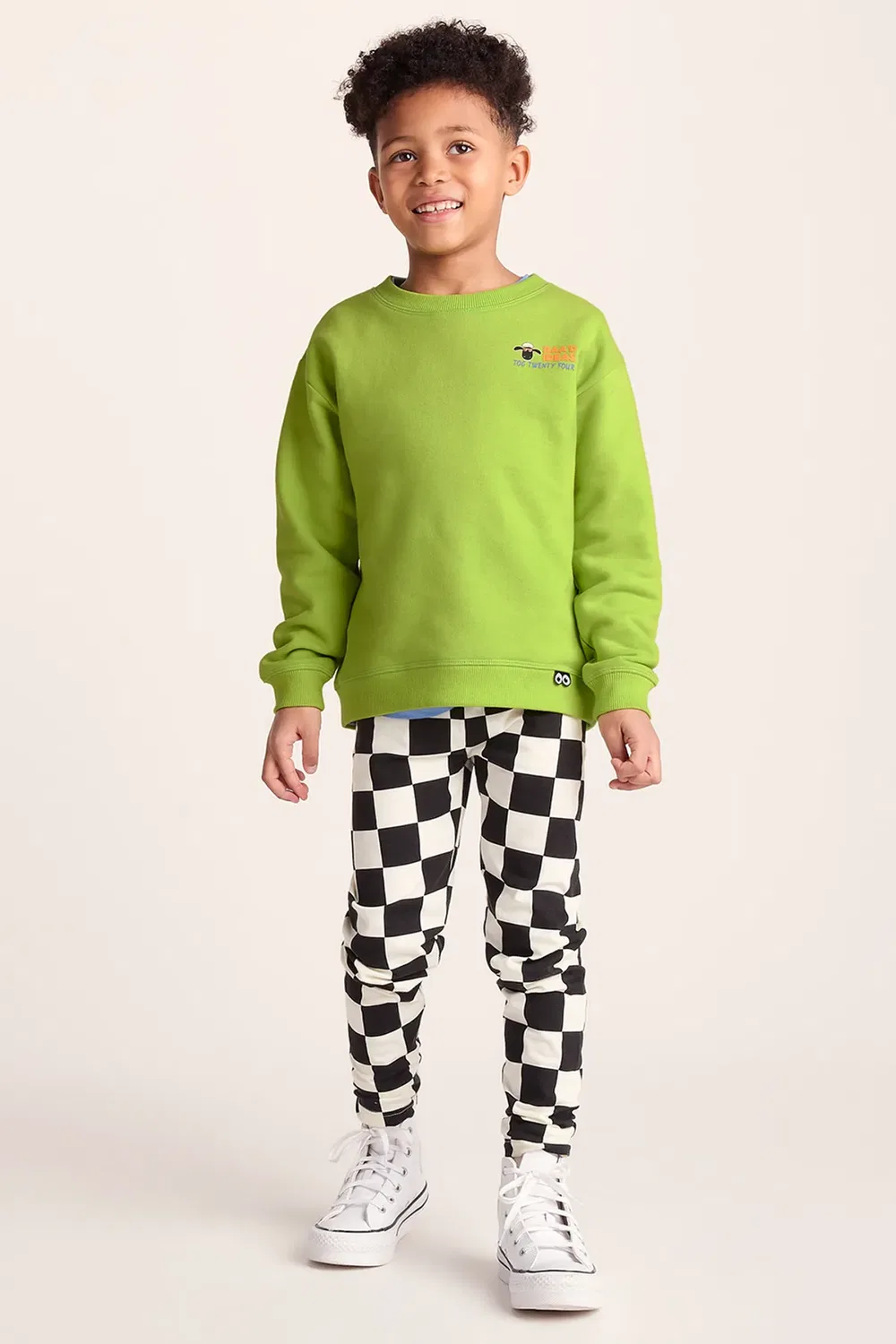 Свитшот с принтом Shaun the Sheep Tog24, Lime — фото 4