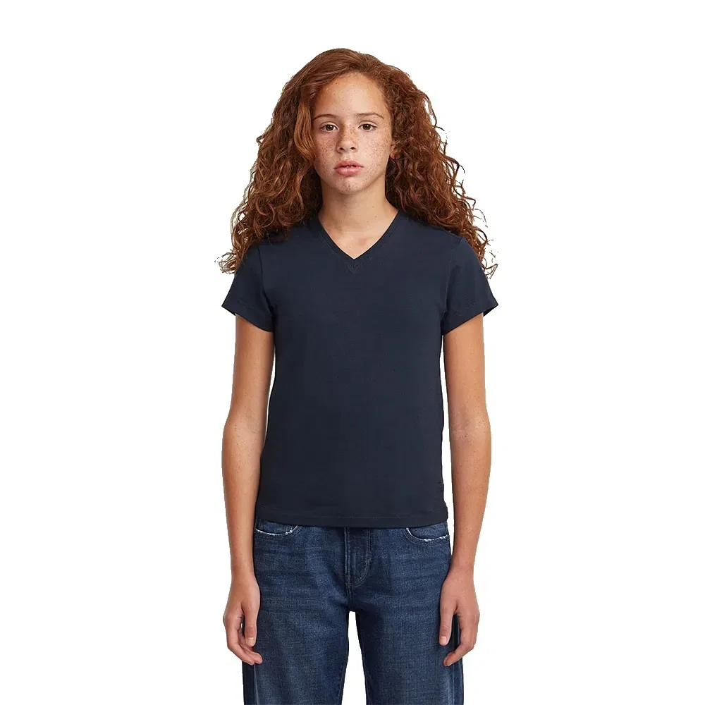 Футболка с v-образным вырезом G-Star Eyben 20 Slim Fit, синий