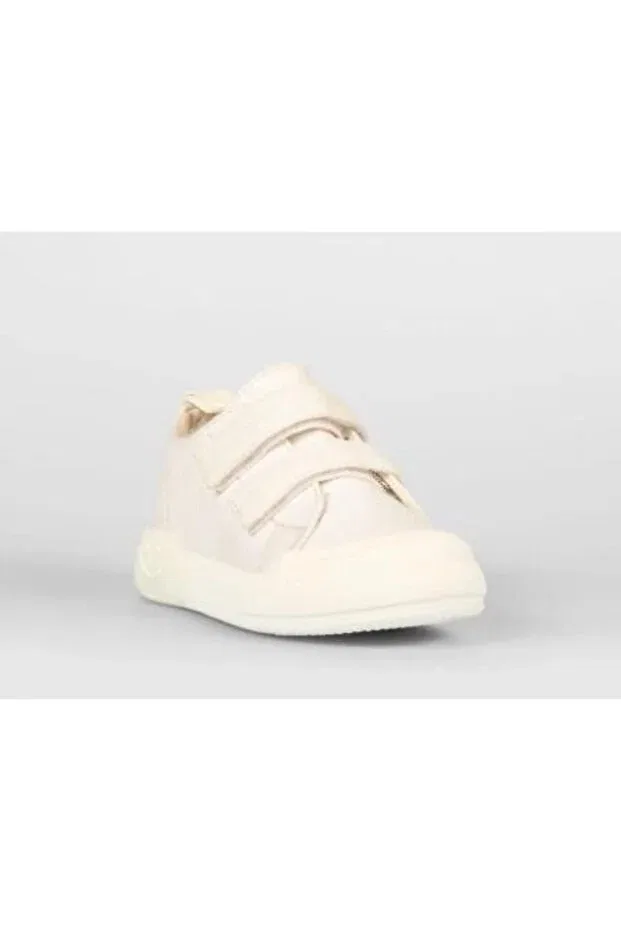 Детские туфли-лодочки для девочек из льна Vicco, White — фото 3