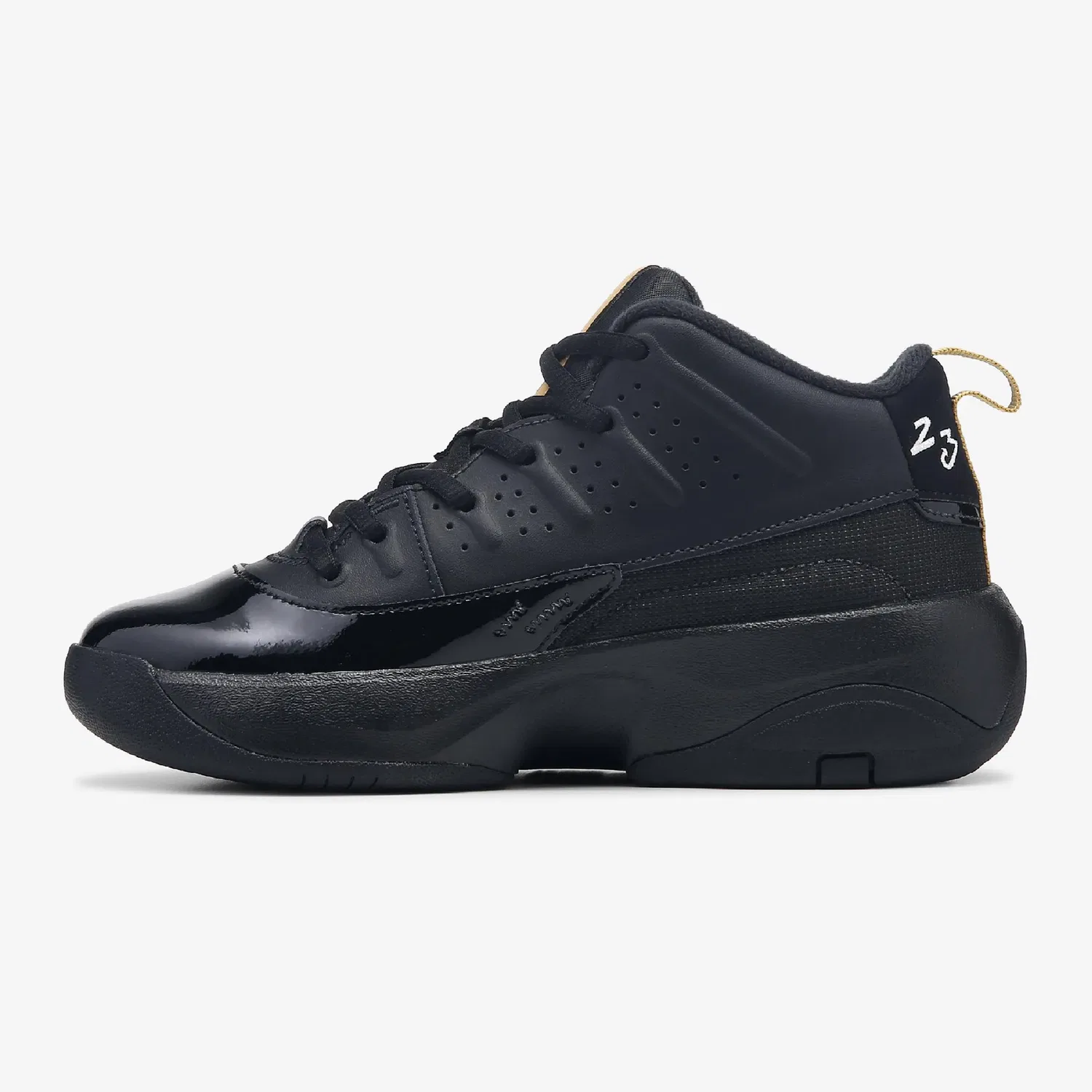 Детские кроссовки Max Aura 7 Mid Jordan, Black/Gold — фото 2