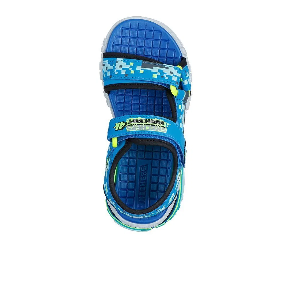 Детские сандалии с закрытым носком Mega Splash Skechers, Blau — фото 3