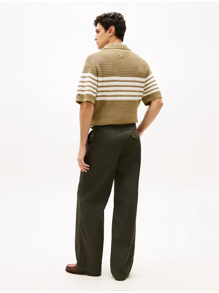 Брюки чинос свободного кроя с двумя складками TOMMY HILFIGER, Olive — фото 2