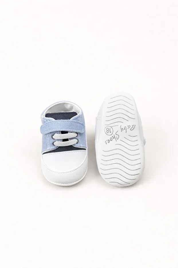 Детские туфли для мальчиков мягкие Numix Baby Kids, Blue — фото 3