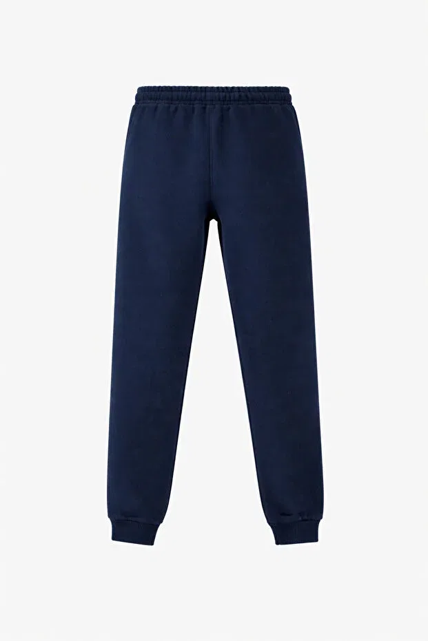 Детские спортивные штаны для мальчиков из плотной ткани Mışıl Kids, Navy Blue — фото 2