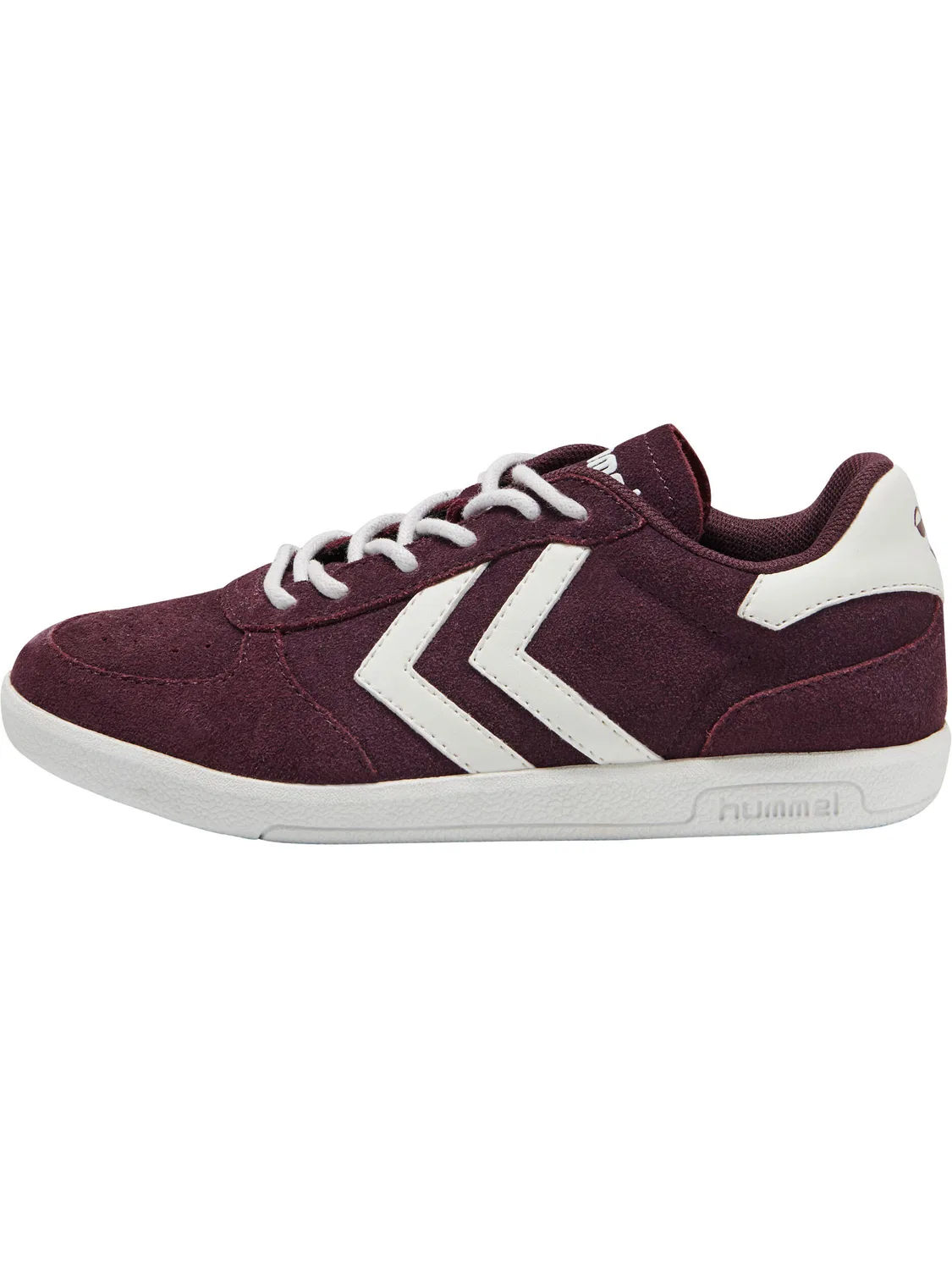 Детские кроссовки на шнуровке Victory Jr Hummel, Feigenlila Bordeaux Karminrot